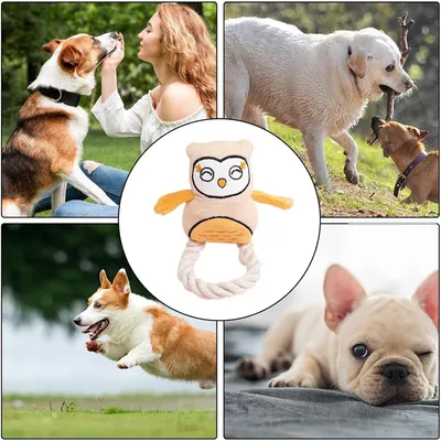 Pet Planet Chiens Jouets En Peluche Hibou