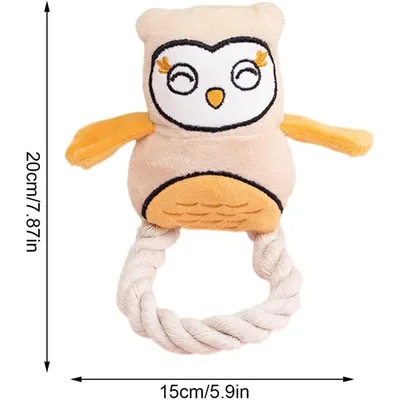 Pet Planet Chiens Jouets En Peluche Hibou