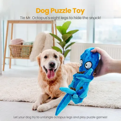 UAMLY Jouets couineurs pour chiens - Pieuvre