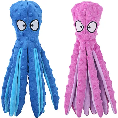 UAMLY Jouets couineurs pour chiens - Pieuvre