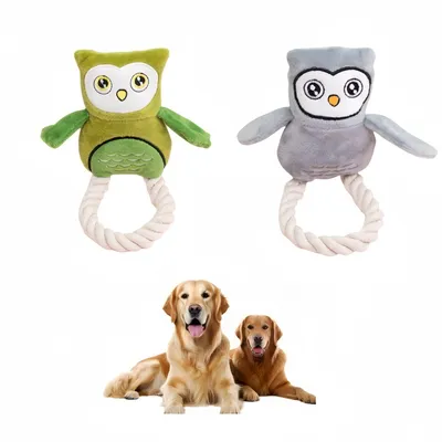 Pet Planet Chiens Jouets En Peluche Hibou