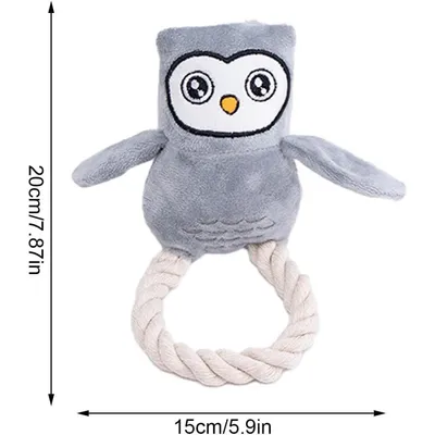 Pet Planet Chiens Jouets En Peluche Hibou