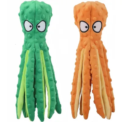 Pet Planet Chiens Jouets Poulpe en Peluche Résident