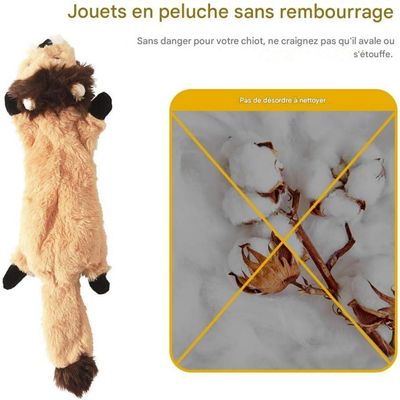 Pet Planet Chiens Cinq - Pack Jouets en Peluche à Couinement