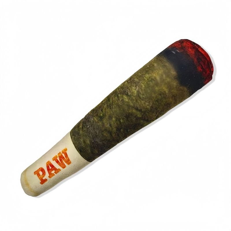 FurryFusion Jouet en peluche pour chien en forme de cigare