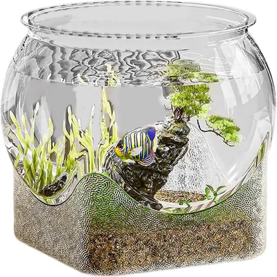 IntiMeg Aquarium bol à poissons pour bureau IntiMeg Aquarium bol à poissons pour bureau