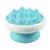 MPETS - Peigne massage SOFT - Dents grosses - 8x5,4 cm - Bleu