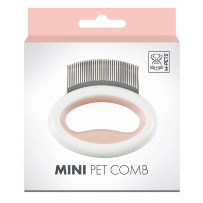 MPETS - Peigne MINI - Dents molles - 8x8,5 cm - Rose