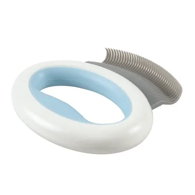 MPETS - Peigne MINI - Dents molles - 8x8,5 cm - Bleu