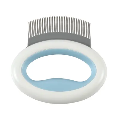 MPETS - Peigne MINI - Dents molles - 8x8,5 cm - Bleu