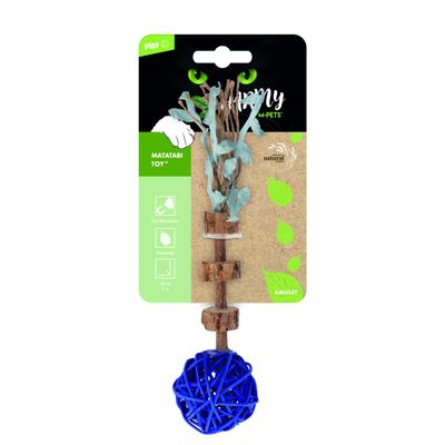 MPETS CHARMY Jouet Matatabi - AMULETTE Bleu