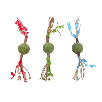 MPETS CHARMY Jouet à l'herbe à chat - EPOUVANTAIL Orange