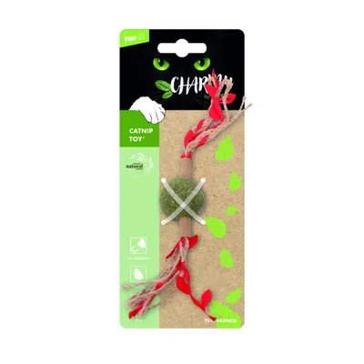 MPETS CHARMY Jouet à l'herbe à chat - BRANCHE D'ARBRE Rouge MPETS CHARMY Jouet à l'herbe à chat - BRANCHE D'ARBRE Rouge