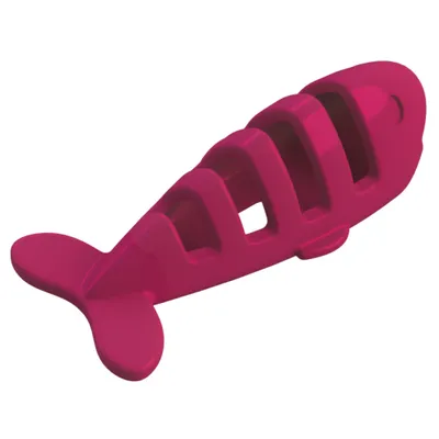 AIKIOU-FISH TREAT TOY ROUGE AIKIOU-FISH TREAT TOY ROUGE