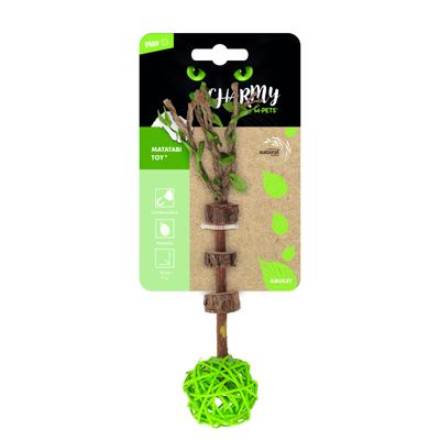 MPETS CHARMY Jouet Matatabi - AMULETTE Vert