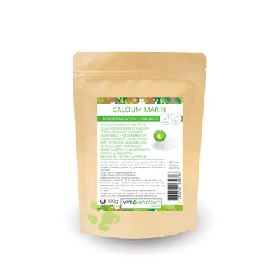 CALCIUM MARIN - Reminéralisation et carences chien et chat