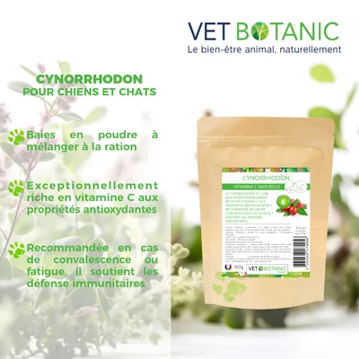 CYNORHODON - Vitamine C naturelle pour le chien et le chat