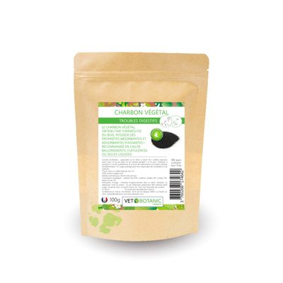 CHARBON VEGETAL - Troubles digestifs chiens et chats