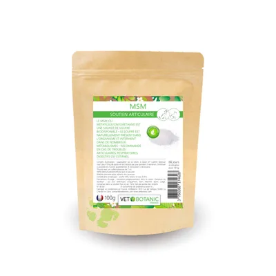 MSM - Soutien articulaire du chien et du chat