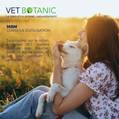 MSM - Soutien articulaire du chien et du chat