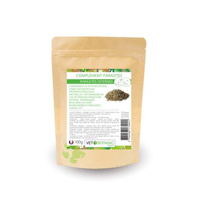 COMPLEMENT PARASITES EXTERNES - Puces et tiques chien et chat