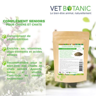 COMPLEMENT SENIORS - Confort et bien-être du chien et du chat