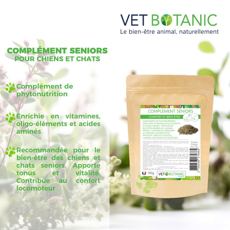 COMPLEMENT SENIORS - Confort et bien-être du chien et du chat