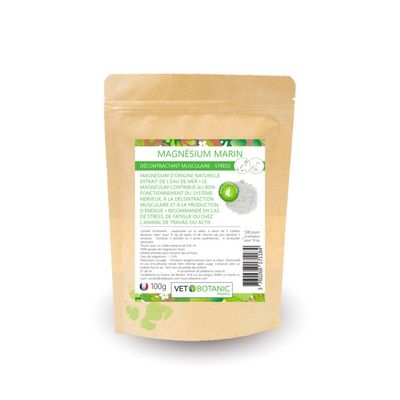 MAGNESIUM MARIN - Décontraction musculaire et stress chien et chat