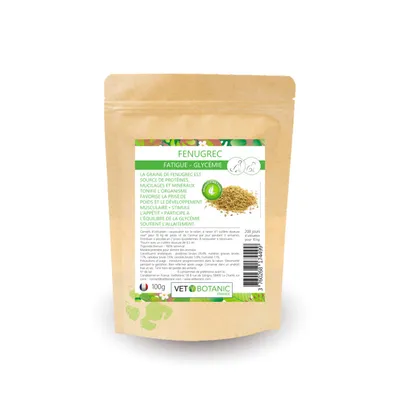 FENUGREC Graine pure - Fatigue et glycémie chiens et chats