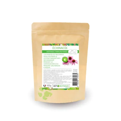 ÉCHINACÉE Plante pure en poudre - Défenses immunitaires chiens et chats ÉCHINACÉE Plante pure en poudre - Défenses immunitaires chiens et chats