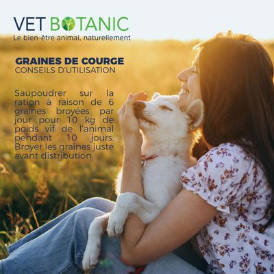 GRAINES DE COURGE pures - Hygiène intestinale chiens et chats