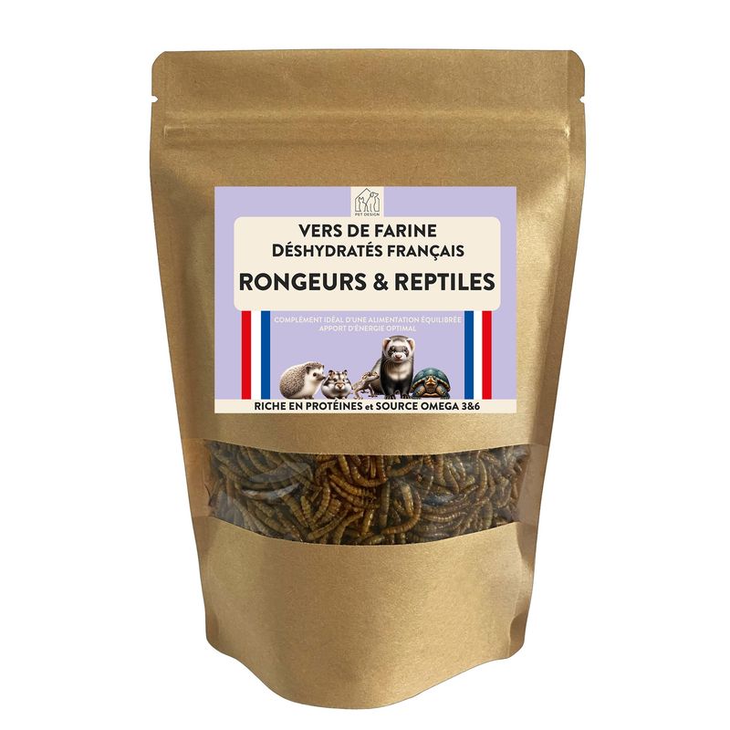 PETDESIGN - Vers de farine pour NAC - 100g