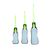 MPETS Gourde Pliable ECO - S - 300 ml - Noir & Vert