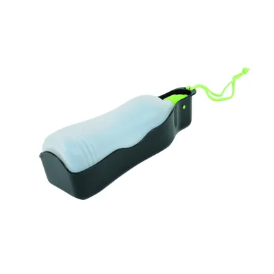 MPETS Gourde Pliable ECO - L - 750 ml - Noir & Vert