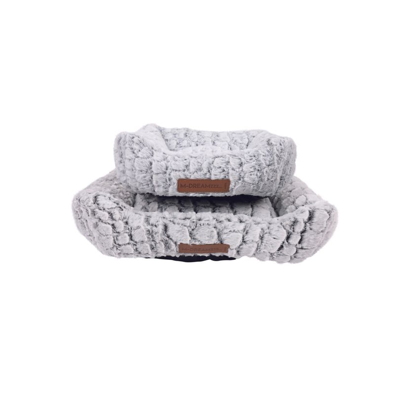 M-PETS - SNAKE Panier Noir & Blanc - M
