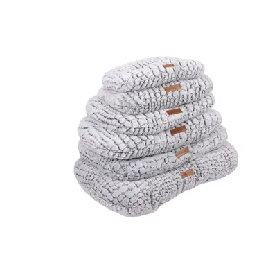 M-PETS - SNAKE Coussin Ovale Noir & Blanc - L