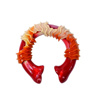 MPETS - Jouet à Macher CARNIVORE Ring Bone L - Gout Bacon