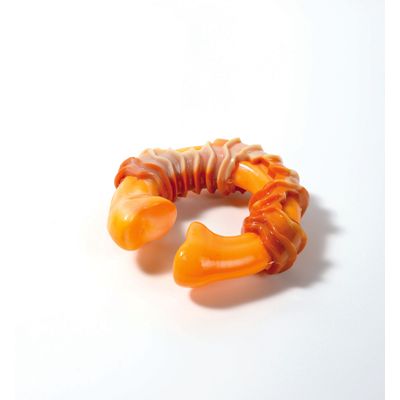 MPETS - Jouet à Macher CARNIVORE Ring Bone M - Gout Bacon