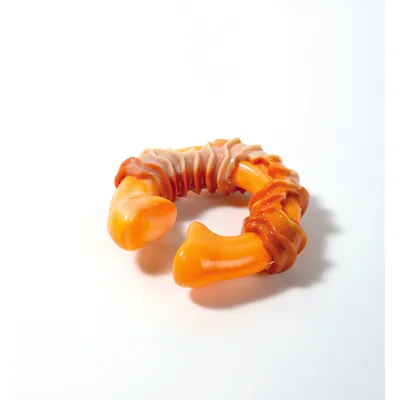 MPETS - Jouet à Macher CARNIVORE Ring Bone M - Gout Bacon