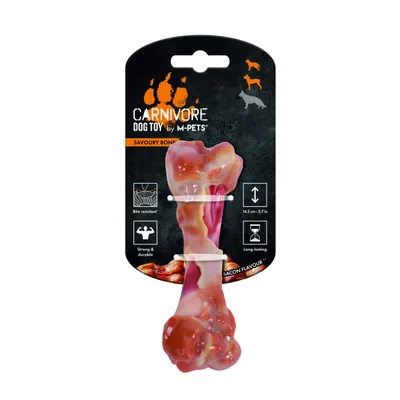 Jouet à Macher CARNIVORE Os - saveur bacon