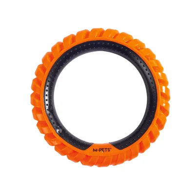 M-PETS - Anneau KING - Orange & Noir - Ø12,7 cm