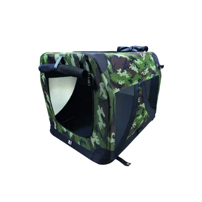 M-PETS Caisse de transport COMFORT CRATE - Camouflage - L