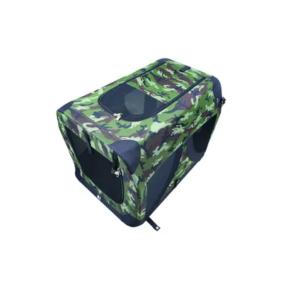 M-PETS Caisse de transport COMFORT CRATE - Camouflage - L