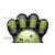 AIKIOU-INTERACTIVE PAW BOWLS MARRON / VERT