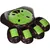AIKIOU-INTERACTIVE PAW BOWLS MARRON / VERT