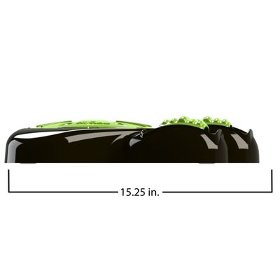 AIKIOU-INTERACTIVE PAW BOWLS MARRON / VERT