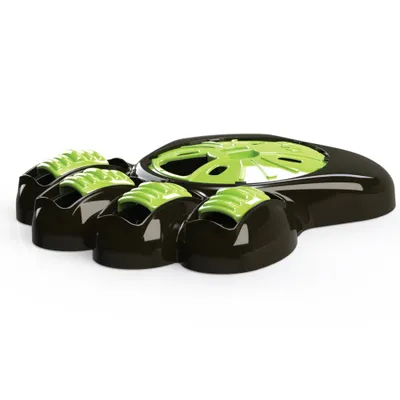 AIKIOU-INTERACTIVE PAW BOWLS MARRON / VERT