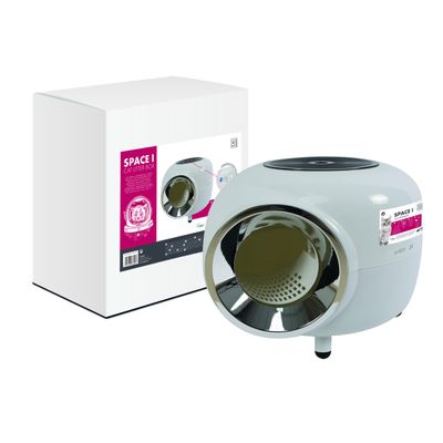 MPETS Maison de toilette - SPACE I Blanche - 57.1 x 44.3 x 55.2 cm