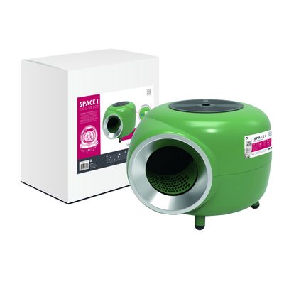 MPETS Maison de toilette - SPACE I Verte - 57.1 x 44.3 x 55.2 cm