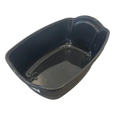 PET DESIGN Sacha Maison de toilette - 56 x 40 x 39 cm - Noir et blanc - Pou